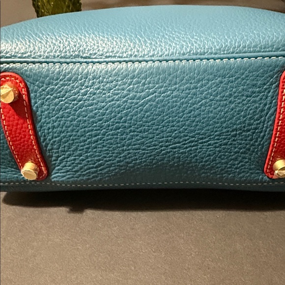 J. McLaughlin Teal Leather Shoulder Bag - Picture 6 of 11